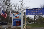 Gulf Oil Station COVID-19 Signage