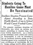 Students Going to Hamline Game Must Be Vaccinated (Excerpt)